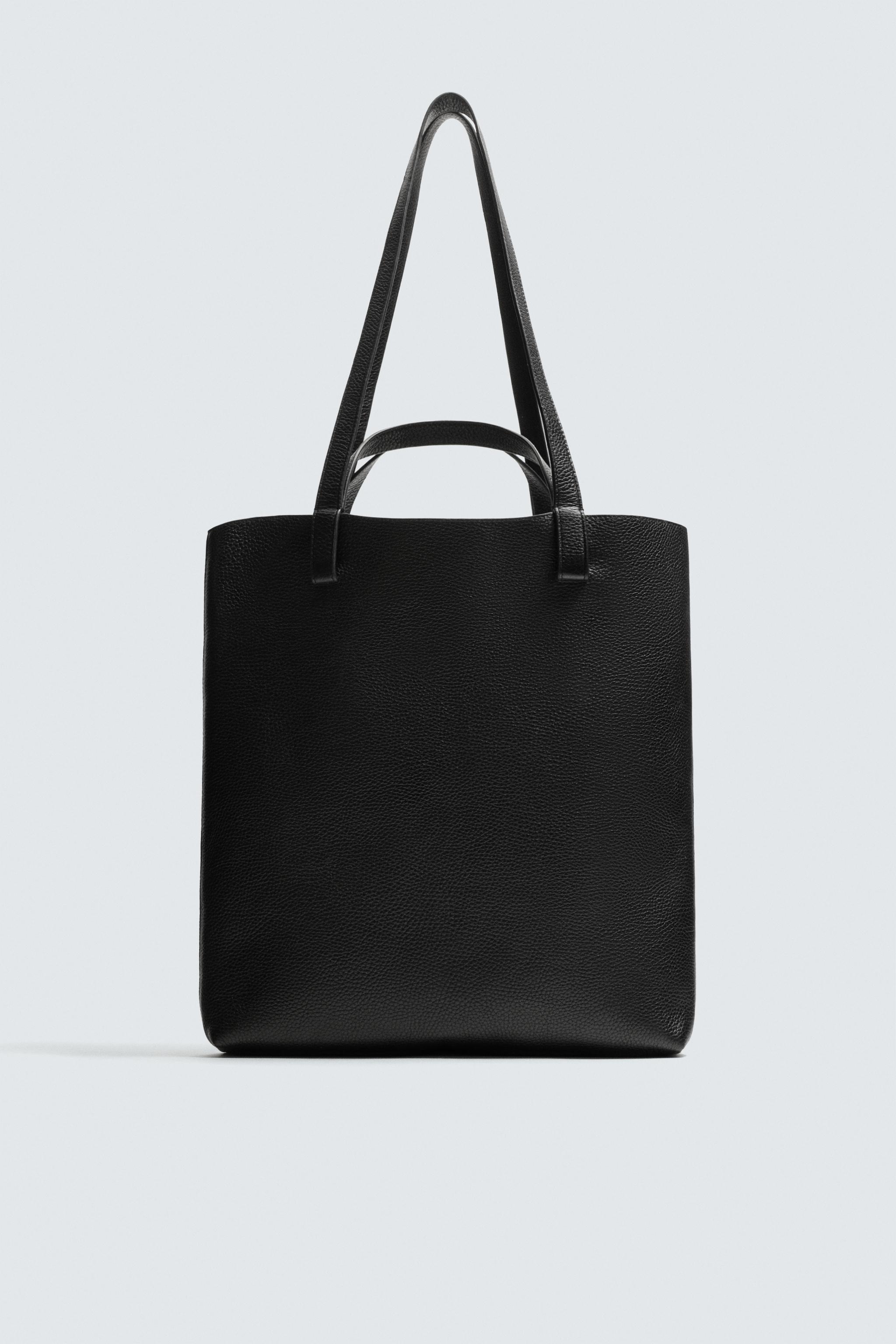 LEATHER SHOPPER BAG